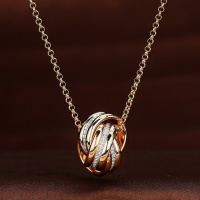 Swarovski施华洛世奇 三环扣水晶项链吊坠5224980