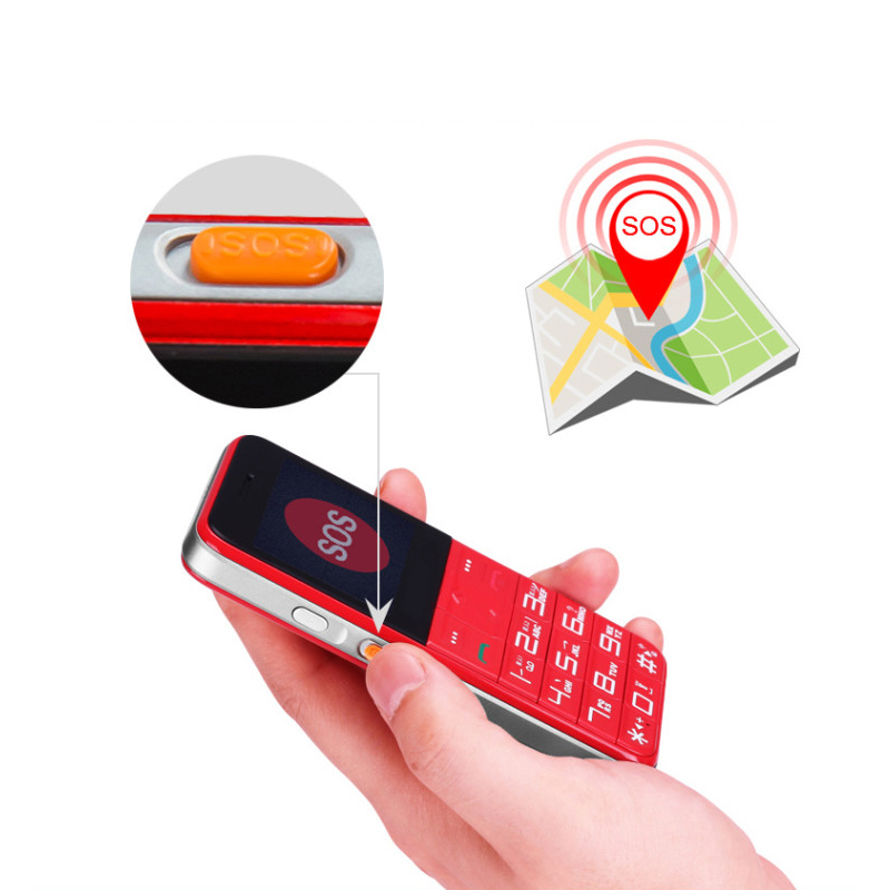 桑菲达YL-1 移动/联通大按键大声音大字体直板老年人手机(红色)高清大图