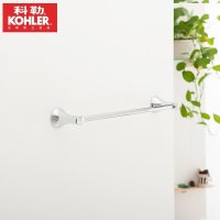 科勒KOHLER挂件套装 毛巾架 双衣钩 马桶刷 双层浴巾杆 卫生纸架 五金套件 可乐瑞五件套 加厚套餐K-15232T