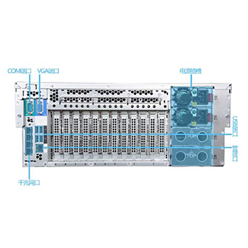 惠普(HPE)DL580 Gen9服务器 E7-4809V4*4/128G内存/4*600G SAS/DVD刻录/四电源