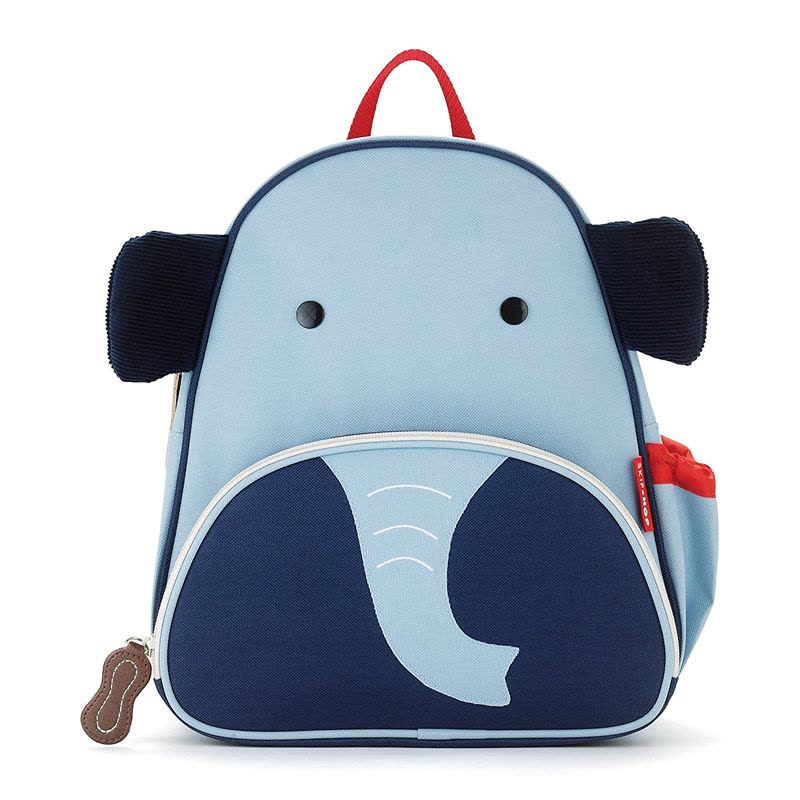 SKIP HOP动物书包儿童宝宝幼儿园双肩背包 大象款 蓝色 中性 儿童文具 3-7岁图片