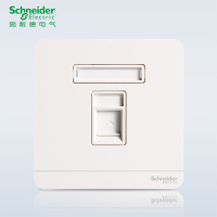 施耐德电气Schneider Electric开关插座家用86型绎尚系列镜瓷白五孔电源插座单控开关其他面板电视电脑
