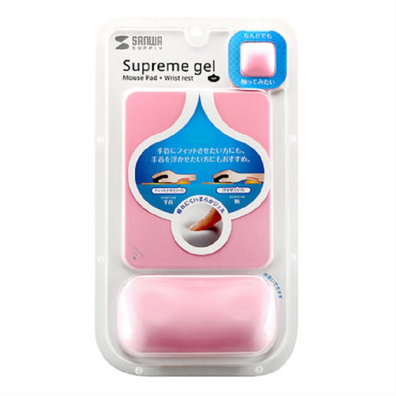 山业（SANWA SUPPLY) 粉色 果冻 鼠标垫 MPD-GEL25P（个）