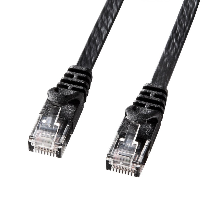 山业(SANWA SUPPLY) 黑色 CAT6/5米 网线 LA-FL6-05BK（根）