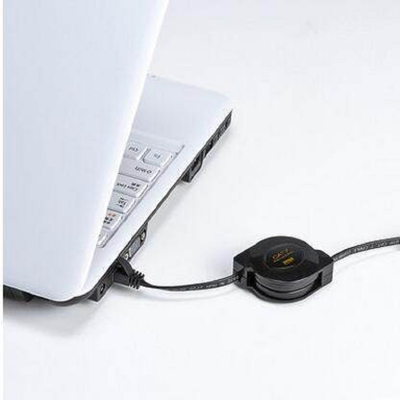 山业(SANWA SUPPLY) 7类 自动卷线 网线 KB-MK12BKN(根)