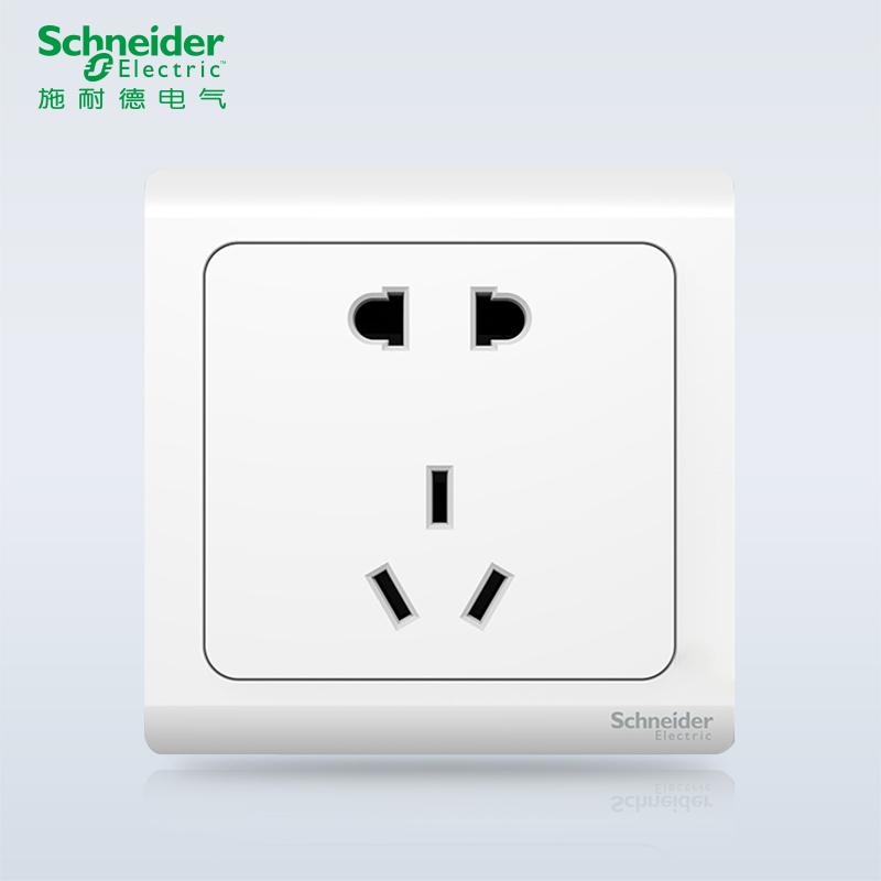 施耐德电气(Schneider Electric)开关插座 轻逸系列清雅白