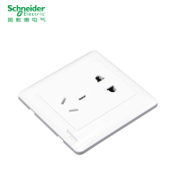 施耐德电气Schneider Electric开关插座家用86型睿意系列经典白五孔电源插座单控开关其他面板电视电脑