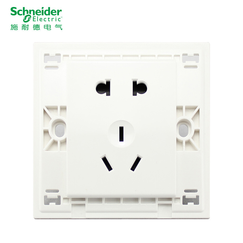 施耐德电气(Schneider Electric) 开关插座面板 如意系列经典白高清大图