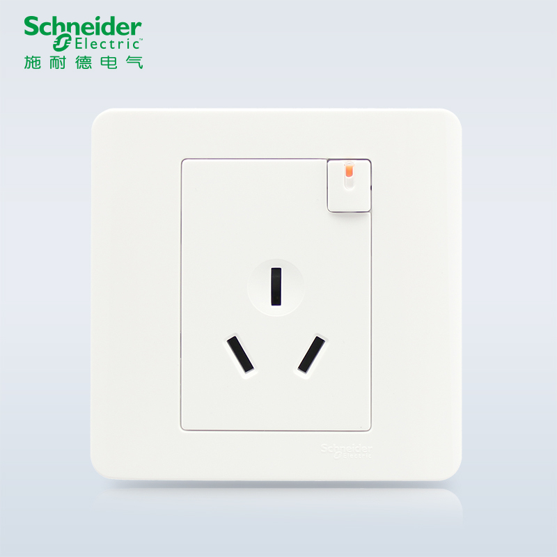 施耐德电气（Schneider Electric） 开关插座面板 轻点系列经典白