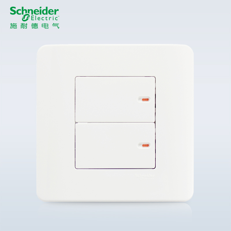 施耐德电气（Schneider Electric） 开关插座面板 轻点系列经典白