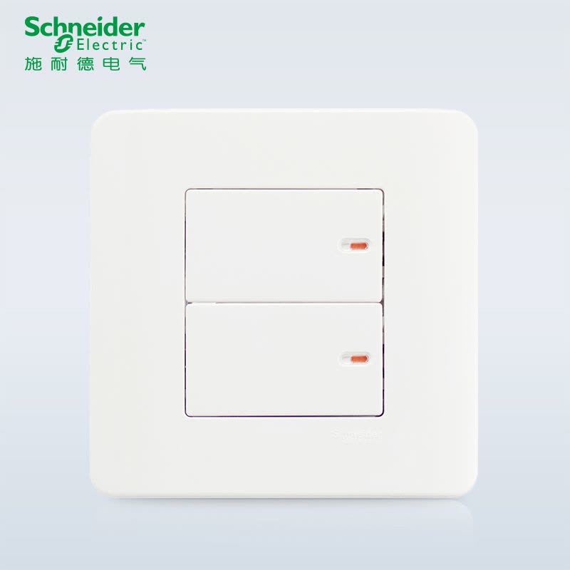 施耐德电气（Schneider Electric） 开关插座面板 轻点系列经典白图片