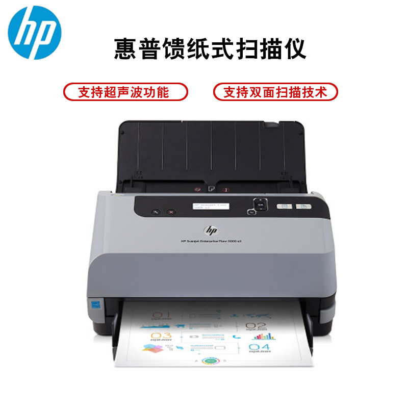 惠普(HP) SCANJET ENTERPRISE FLOW 5000 S3 双面馈纸式扫描仪 - 含延长两个月保修