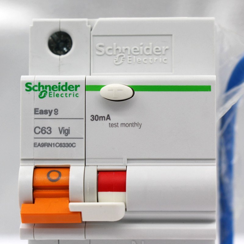 施耐德电气(Schneider Electric)漏电保护器 保护空开E9系列1P63A带漏保空气开关
