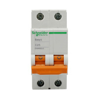 施耐德电气(Schneider Electric)空气开关 小型断路器 EA9系列 家用总闸 2P C25A