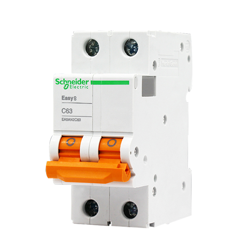 施耐德电气(Schneider Electric)断路器 家用空开E9系列 真空双极 2P63A 空气开关