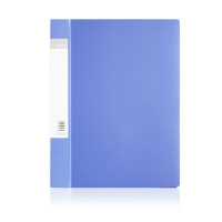 a得力PP文件夹 A4 蓝色 5363