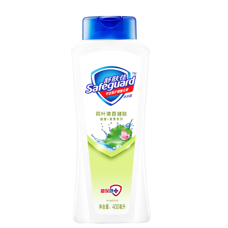 舒肤佳 荷叶清香 健肤 沐浴露 400ML(瓶)