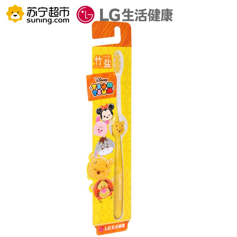 LG竹盐迪士尼缤趣牙膏100g+缤趣软毛护龈牙刷 迪士尼组装礼盒祛除牙渍清新口气 防蛀固齿图片