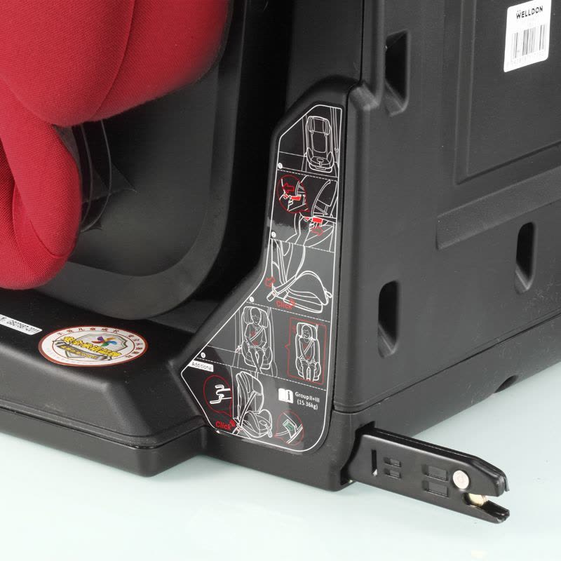 [汽车用品]惠尔顿(welldon)汽车儿童安全座椅ISOFIX接口全能盔宝TT(9个月-12岁)蒂芙尼蓝图片