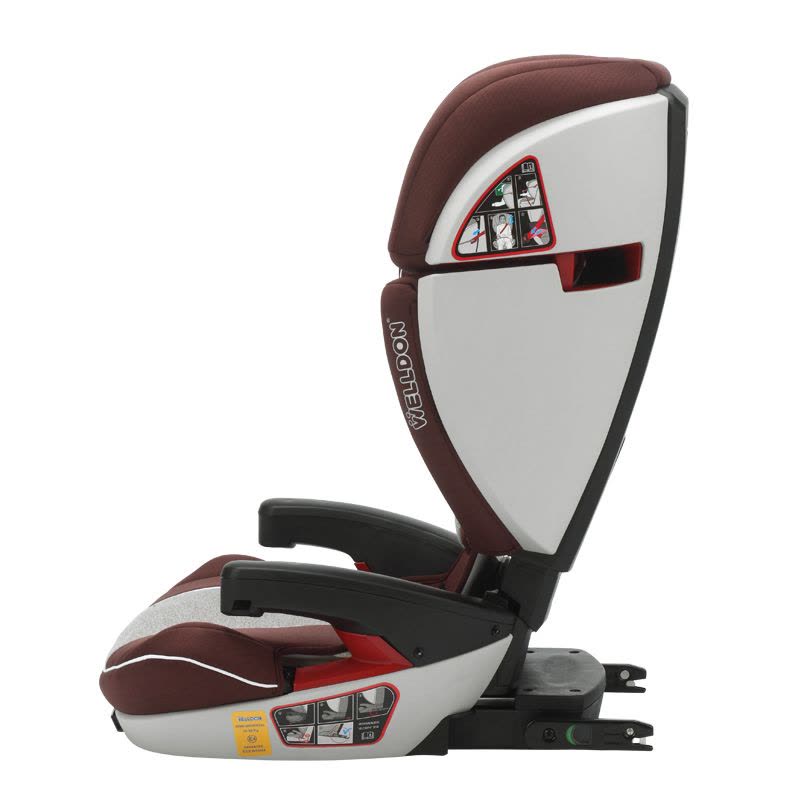 [汽车用品]惠尔顿(welldon)汽车儿童安全座椅ISOFIX接口 茧之旅FIT(3-12岁)银盔图片