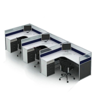 办公桌 单人位多人位可组合办公间单人职员卡座 JIACHENG