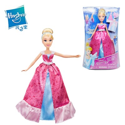 孩之宝Hasbro迪士尼公主经典系列 3岁以上女孩模型玩偶玩具 儿童生日礼物 灰姑娘随机发货