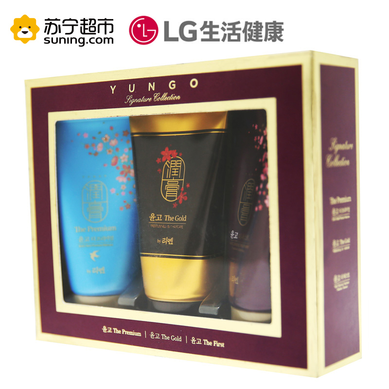 LG睿嫣润膏奢享焕彩礼盒100ml*3支装 修复滋润香味洗发水套