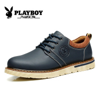 花花公子(PLAYBOY)工装鞋徒步户外鞋英伦时尚休闲男鞋征 X39116