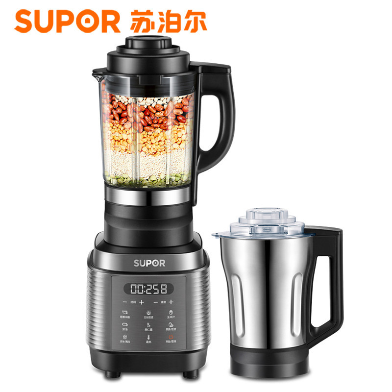 苏泊尔(SUPOR) 破壁机料理 JP23D-1100 家用多功能料理机 加热 豆浆 辅食 榨汁 磨粉