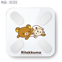有品(PICOOC)智能体脂秤白+体围尺+礼品袋 轻松小熊正品授权 支持蓝牙连接APP家用体重秤电子秤称脂肪秤玻璃面板