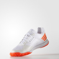 阿迪达斯（Adidas） 羽毛球 篮球 运动+休闲 男子 Ueberschall F7 羽毛球鞋 白 AF4879