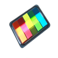 得力指示标签贴 9060 荧光 5色/包