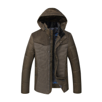 AEMAPE苹果 羽绒服男士相拼连帽冬季羽绒服保暖男外套