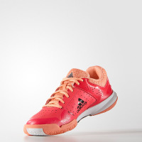 阿迪达斯（Adidas） 羽毛球 女子 Quickforce 5.1 羽毛球鞋 运动休闲双用 粉 AF4898