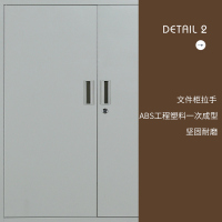 豫亿腾钢制加厚办公文件柜铁皮柜财务凭证资料柜档案柜玻璃储物书柜带锁抽屉可定制灰白色通体文件柜