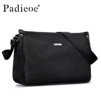 padieoe帕迪欧背包男休闲斜挎包横款单肩包男包帆布2020新款潮牌简约小包