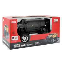 星辉(Rastar)悍马H2 SUV 1:14充电遥控车儿童仿真遥控汽车模型玩具车28800黑色