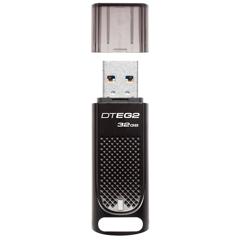 金士顿(Kingston ) 32GB U盘 USB3.1 DTEG2 金属外壳 高速车载U盘 读速180MB/s