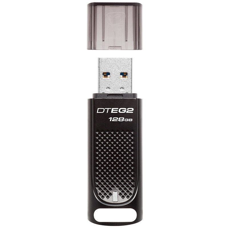 金士顿(Kingston ) 128GB U盘 USB3.1 DTEG2 金属外壳 高速车载U盘 读速180MB/s