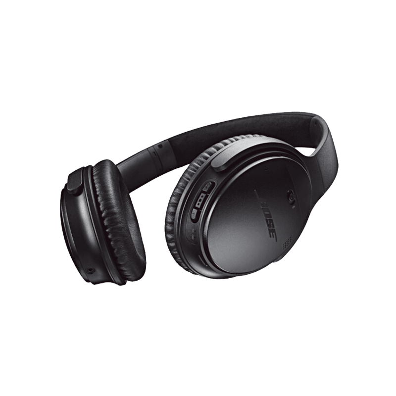 Bose QuietComfort 35 无线耳机-黑色 QC35头戴式蓝牙耳麦 降噪耳机 蓝牙耳机高清大图