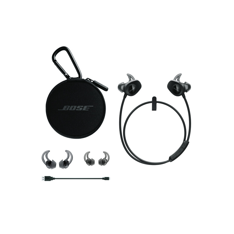 Bose SoundSport 无线耳机-黑色 wireless 耳塞式蓝牙音乐耳麦 运动耳机 智能耳机高清大图