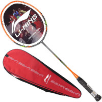 李宁/Lining 男女款羽拍 全碳素羽毛球拍(已穿线) 6639 李宁A890单支