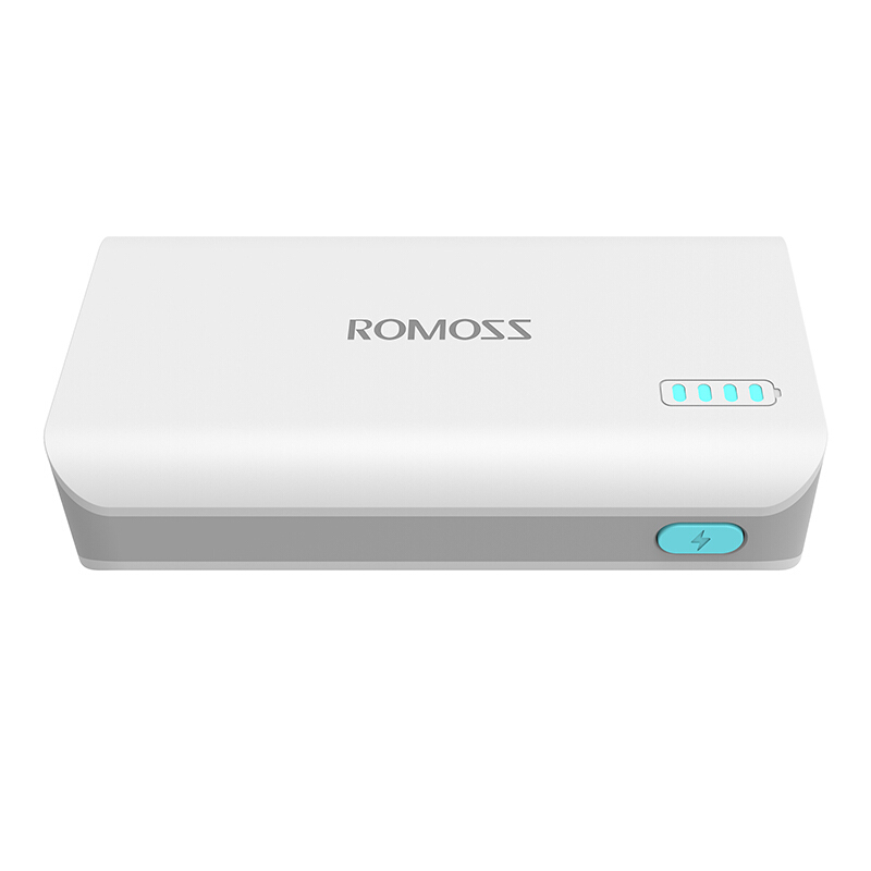 罗马仕(ROMOSS)sense2S升级版 移动电源/充电宝 5000毫安 白色 自带LED手电筒 以小著称