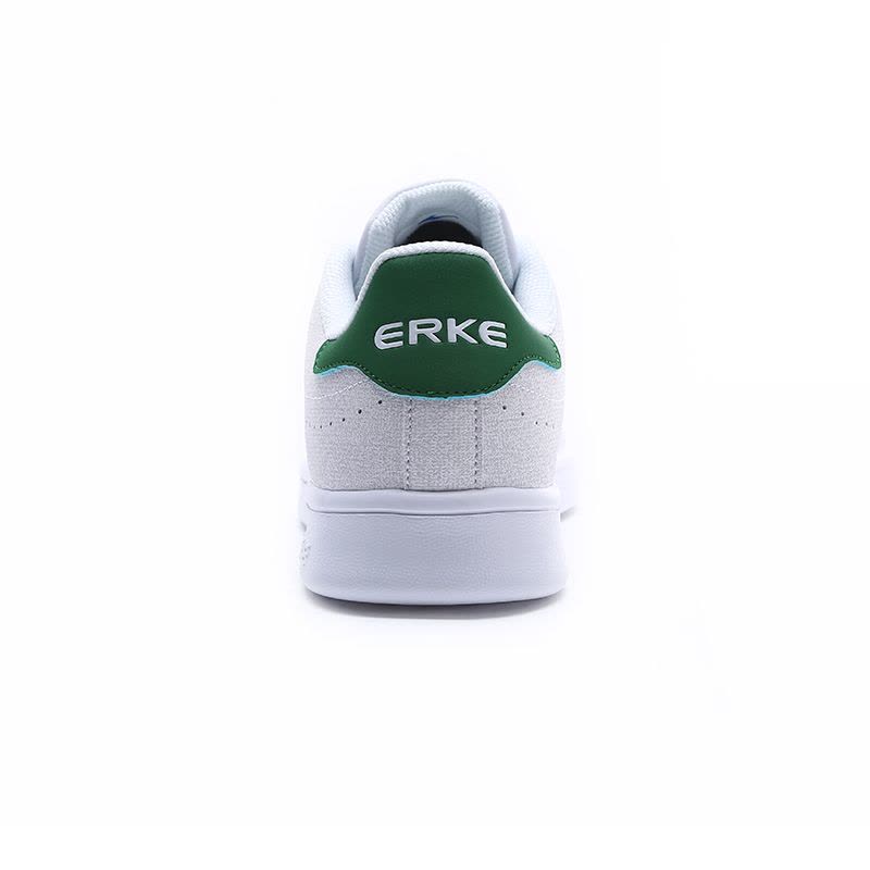 鸿星尔克(ERKE)2018新款男士潮流小白鞋系带低帮耐磨防滑休闲板鞋51118101035图片