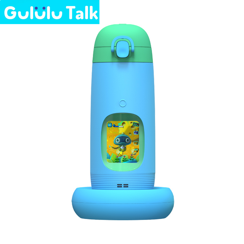 Gululu Talk微语智能便携式防漏防摔儿童饮水杯鸭嘴杯单个水杯