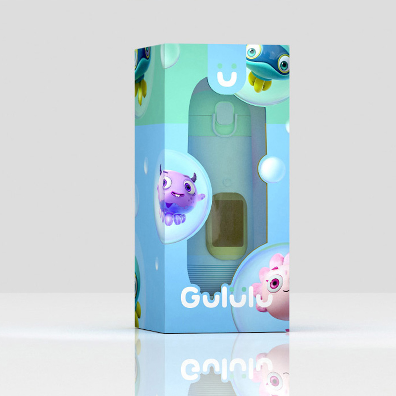 Gululu Talk微语智能便携式防漏防摔儿童饮水杯鸭嘴杯单个水杯