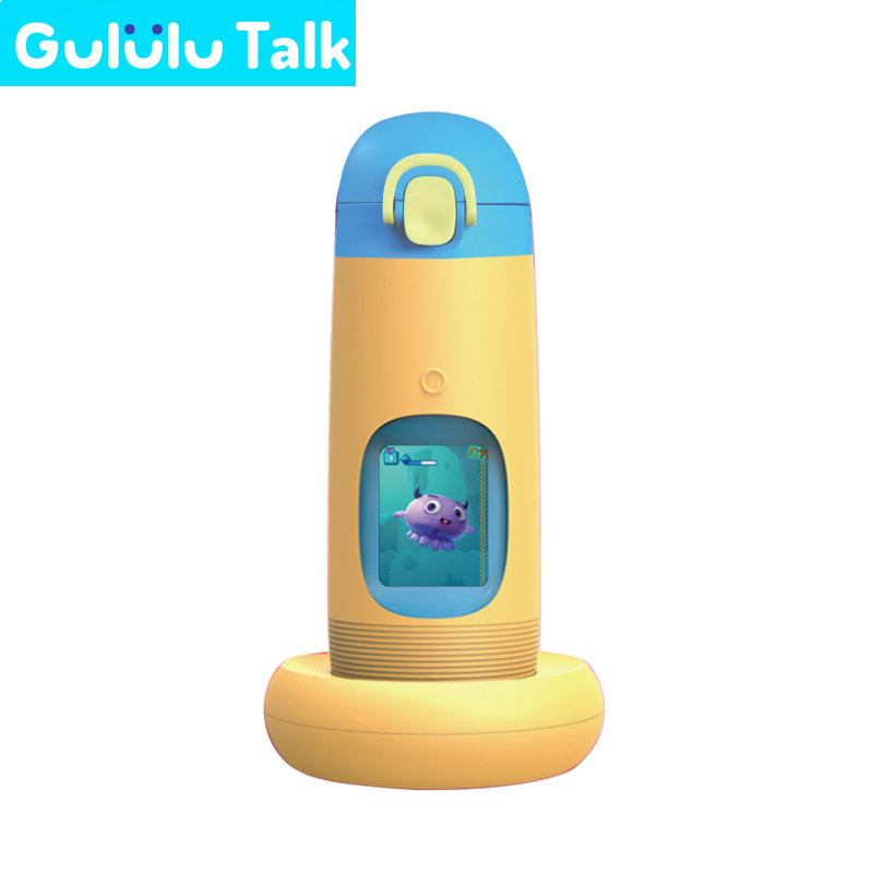 Gululu Talk微语智能便携式防漏防摔儿童饮水杯鸭嘴杯单个水杯