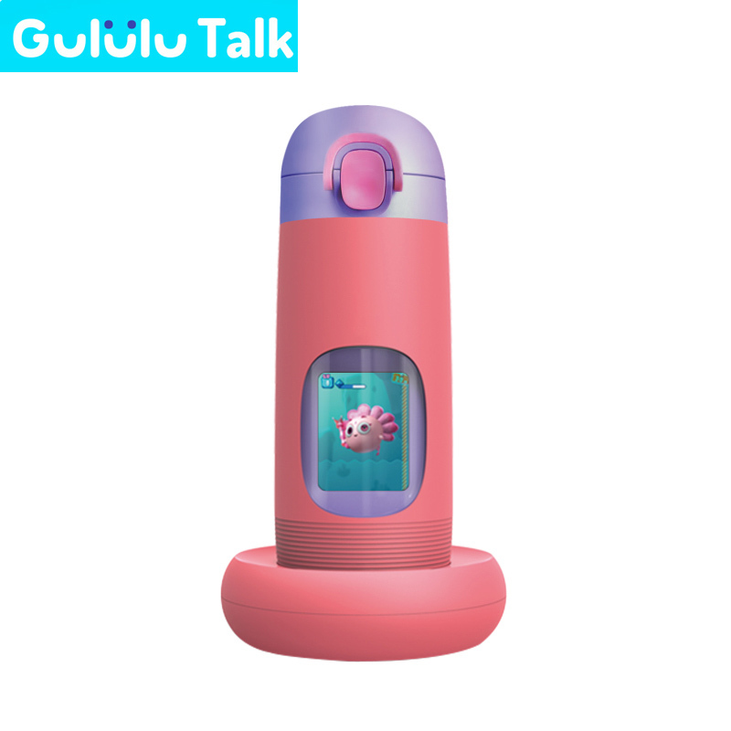 Gululu Talk微语智能便携式防漏防摔儿童饮水杯鸭嘴杯单个水杯