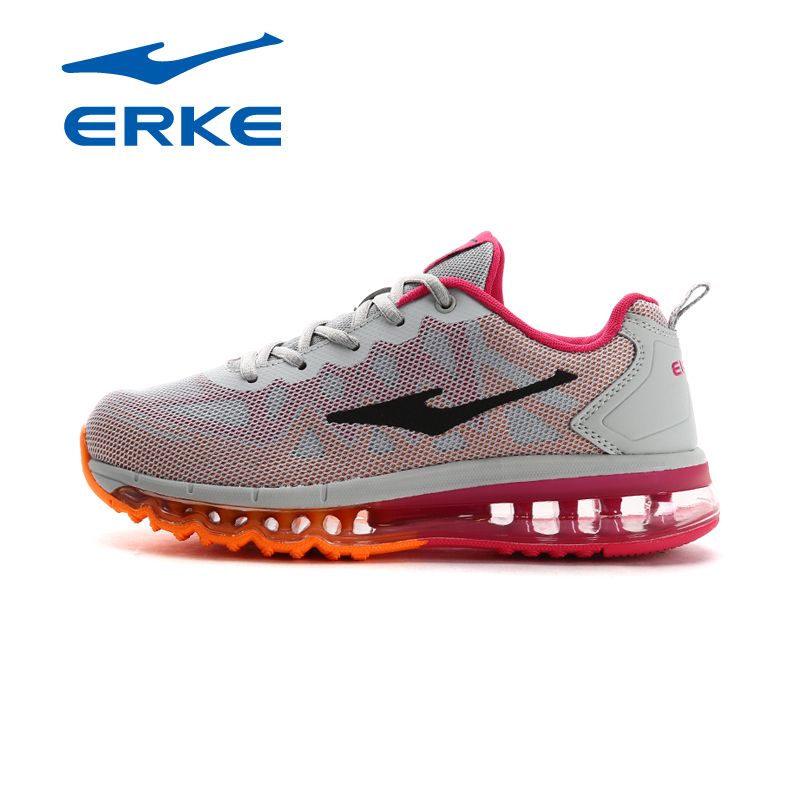 鸿星尔克ERKE跑步鞋男士女士情侣全掌气垫EVA运动鞋减震慢跑鞋51116120028