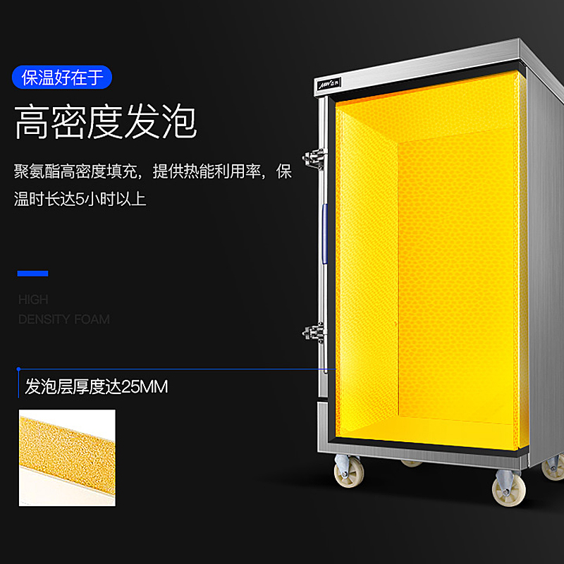 迈玮MW8盘商用燃气热蒸饭柜电热蒸饭车热风循环加热全发泡蒸饭机蒸饭蒸包子顺丰高清大图